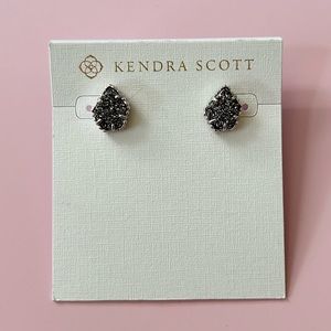 Kendra Scott Tessa Studs in Silver and Platinum Drusy